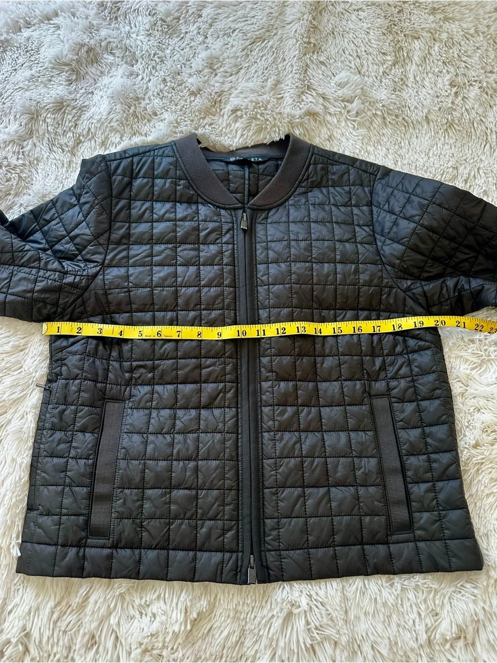 Athleta Quilted Bomber Jacket Dark Olive Lightweight Zip Front Women’s Small